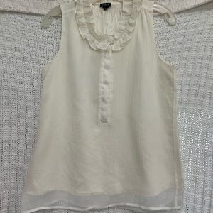 J. Crew sleeveless women’s top.